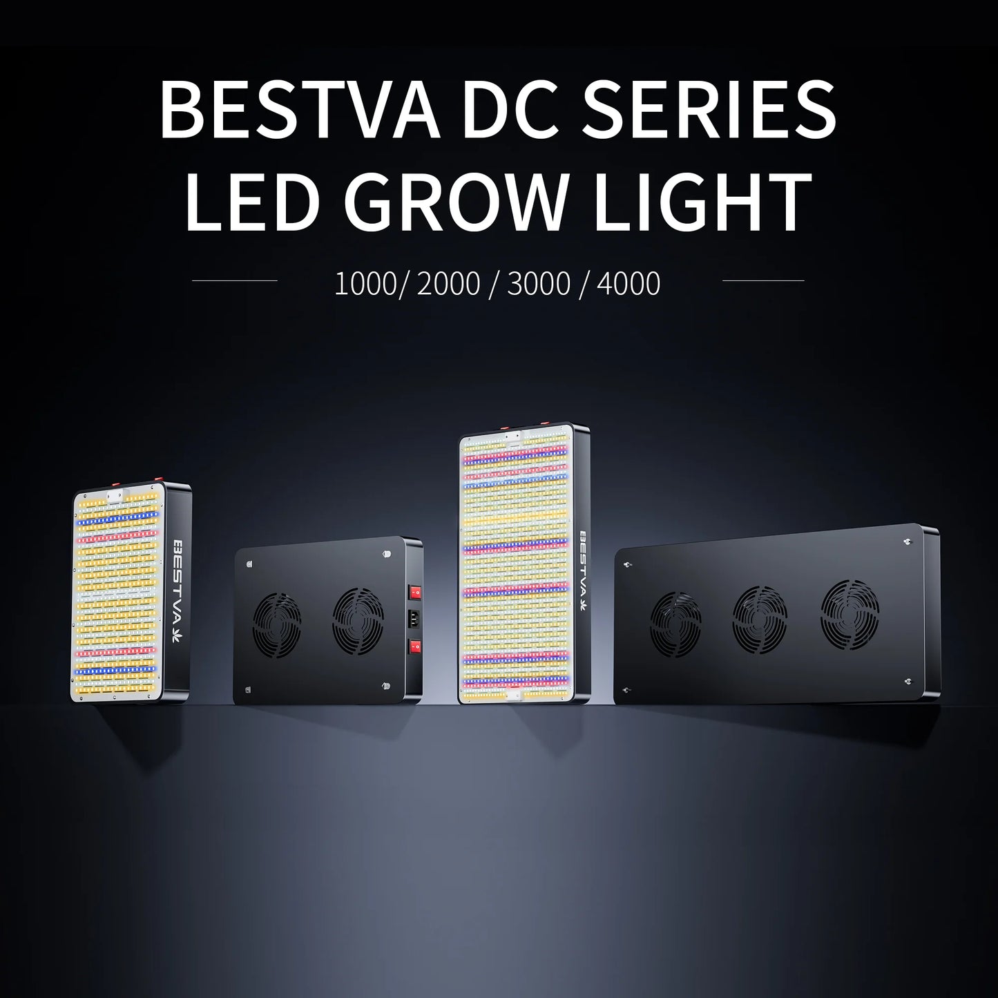 BESTVA LED Grow Light Full Spectrum 1000W for Indoor Plants