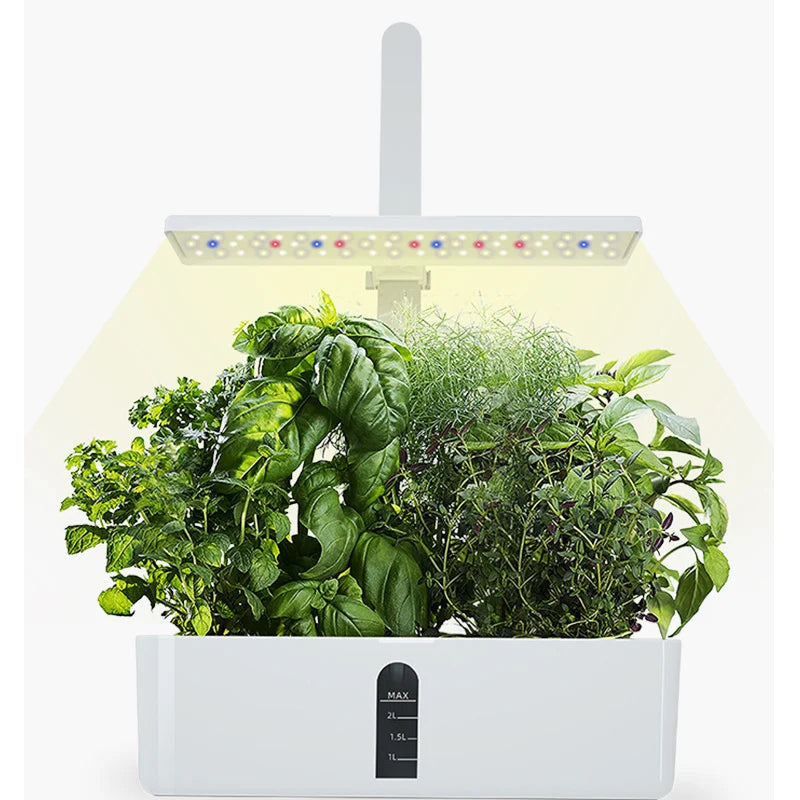 9 plant hydroponic system Hydroponics Smart Garden: 9-Pod Indoor Herb Planter – My Holistic Living